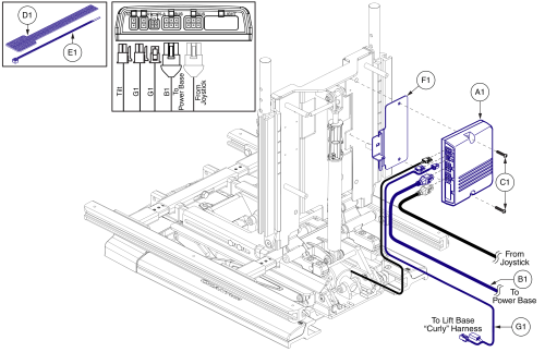 Lift & Tilt, Am2, Harnesses And Hardware, Tb3 / Ne+ parts diagram