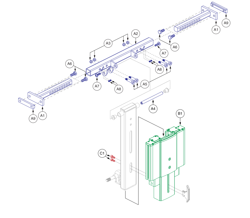 Dual Actuator Afp Serviceable Comp. 20