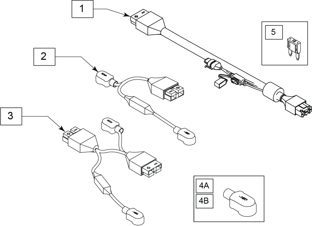 Battery Harness parts diagram