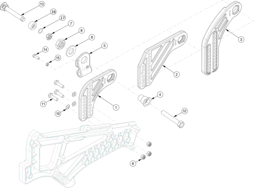 Liberty Axle Plate parts diagram