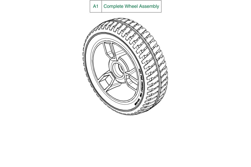 Rear Wheel, Jazzy Zts parts diagram