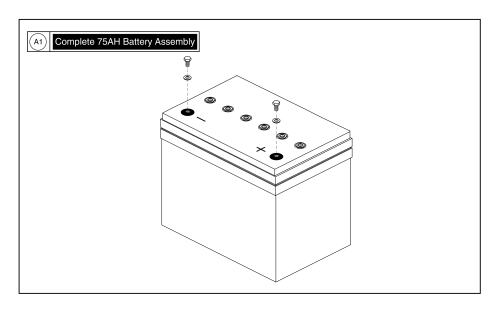 Lpl12-75ah Battery, Baja® Raptor 2 parts diagram