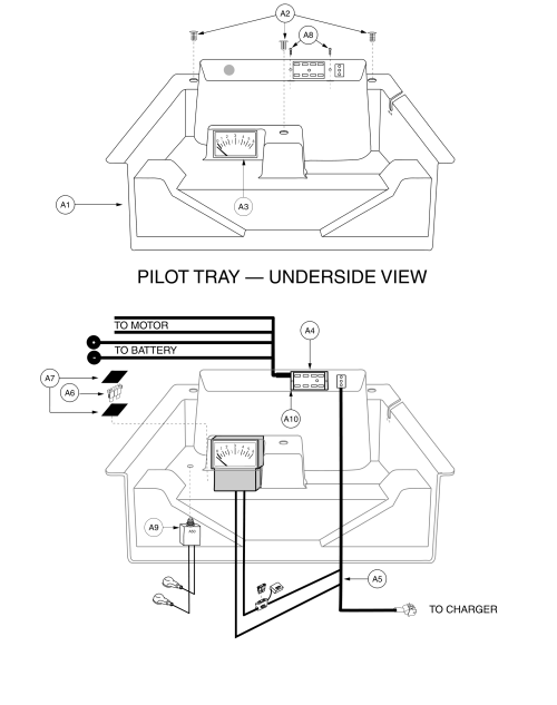 Pilot, Electronics Assembly, Jazzy 1170 Series parts diagram