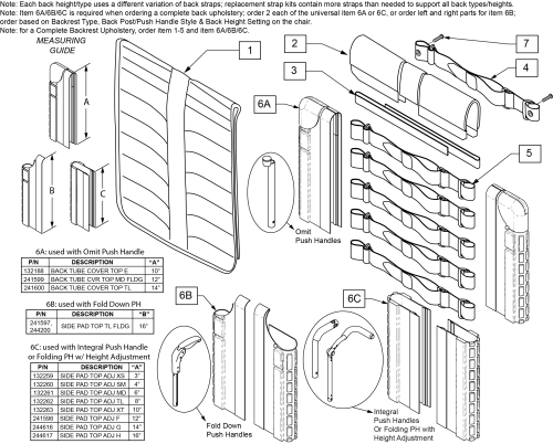Tension Adjustable Exo Upholstery (folding Chairs) parts diagram