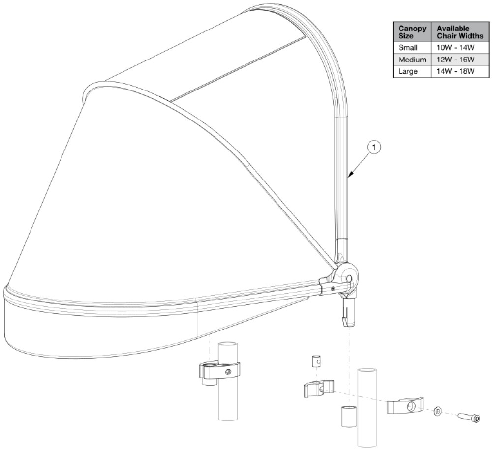 Little Wave Arc Replacement Parts by Ki Mobility