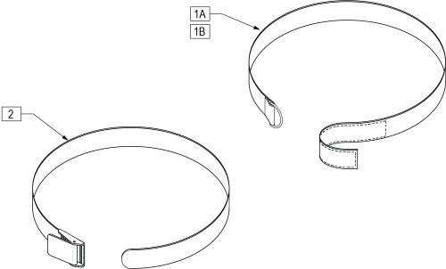 Positioning Belt (hook And Loop & Plastic Buckle) parts diagram