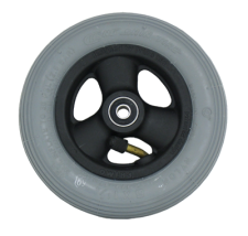 Primo 6 x 1 1/4 in. Pneumatic Wheelchair Caster Wheel, Complete