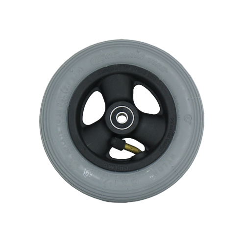 Primo 6 x 1 1/4 in. Pneumatic Wheelchair Caster Wheel, Complete