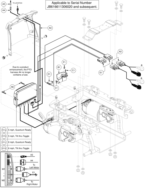 Ne+ Electronics Assy, Quantum Ready/tilt Thru Toggle, Q6 Edge parts diagram