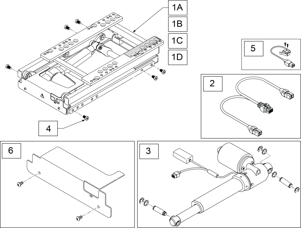 Q500hp 50 Deg Tilt Module parts diagram
