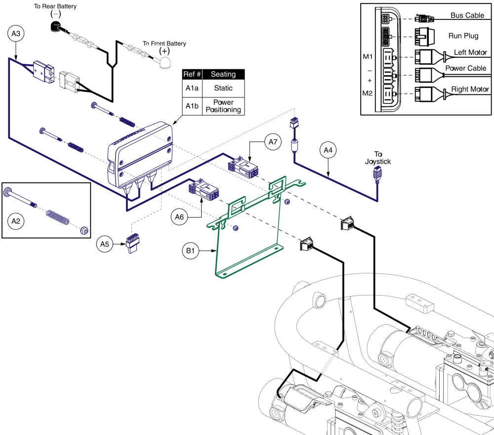 Ne+ Electronics, Static / Power Positioning, Quantum, J6 parts diagram