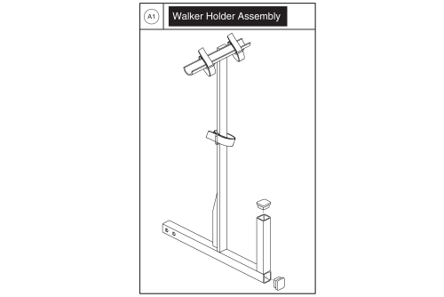 Walker Holder parts diagram