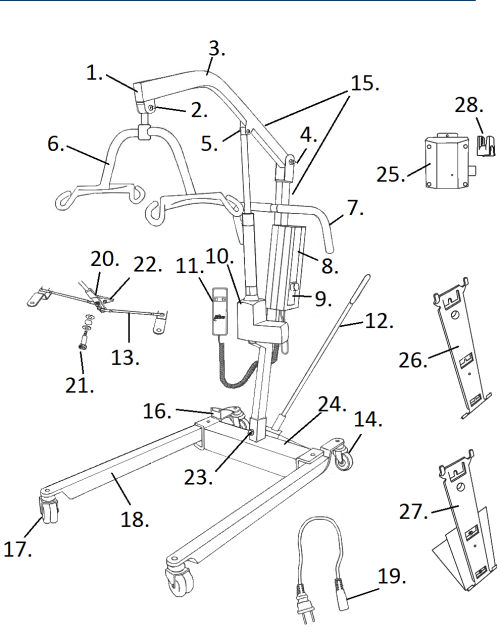 Replacement Parts parts diagram