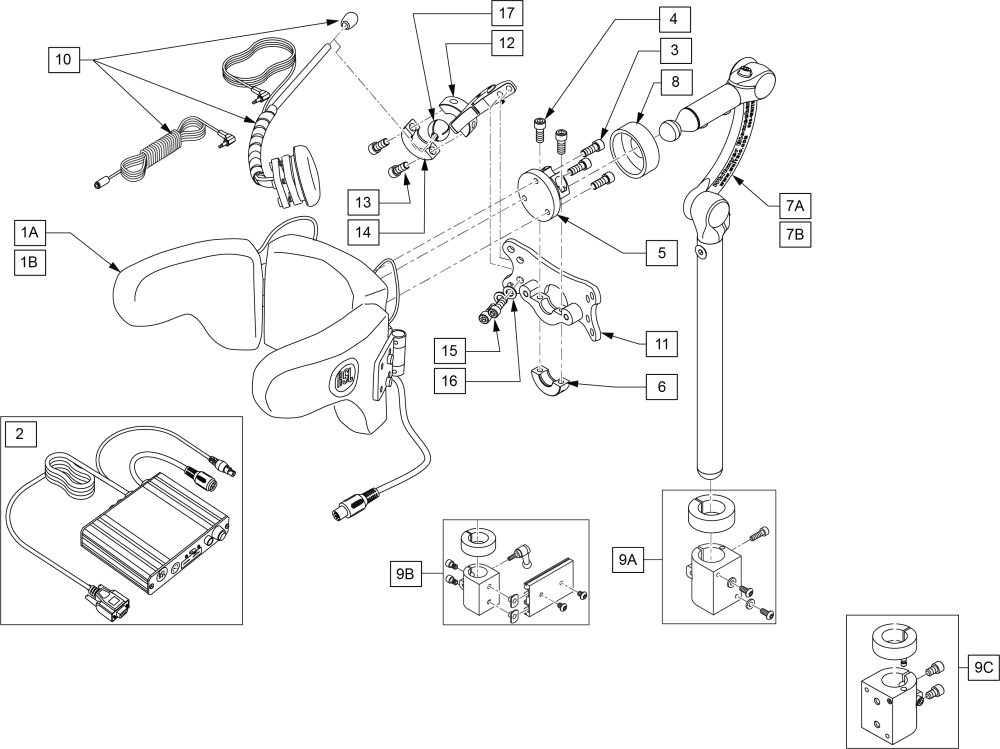 Asl Head Array Package S/n Prefix Pls & M710,m715,m720 parts diagram