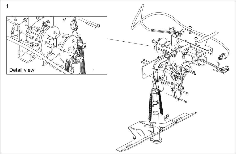 Retractable Docking Pin Kit parts diagram