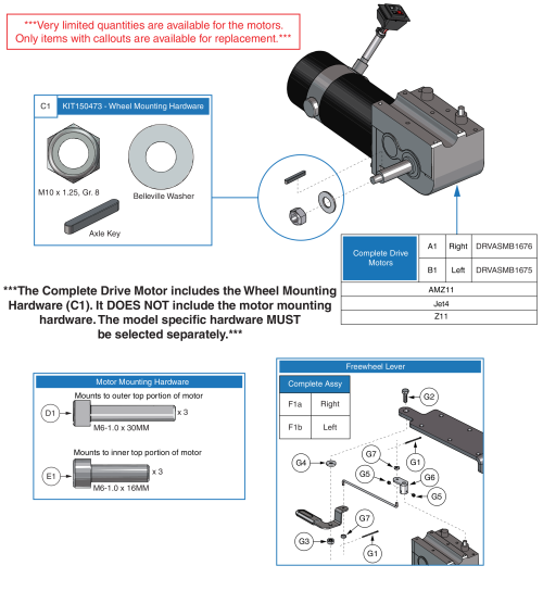 Z11 Motor Assy parts diagram