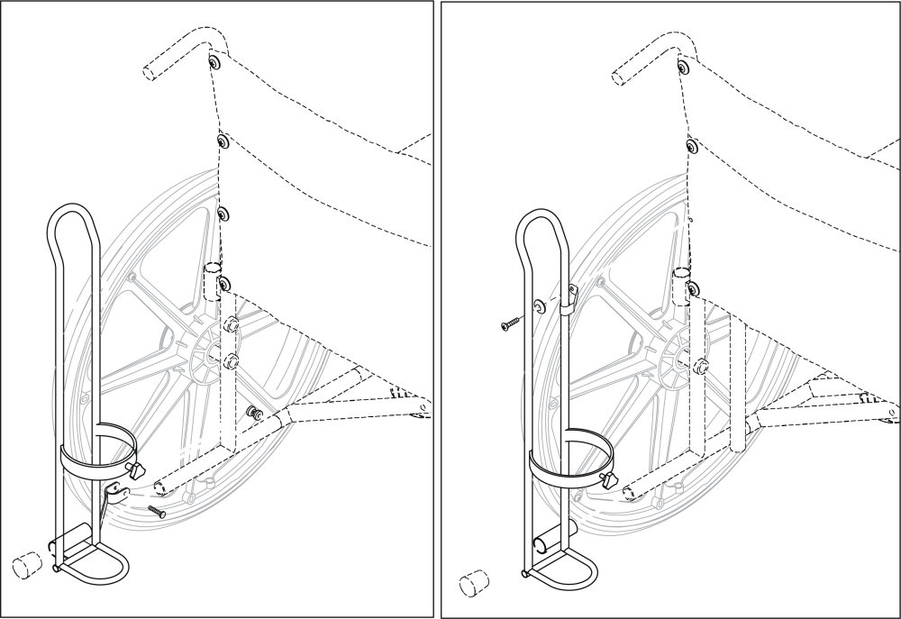 Oxygen Tank Holder parts diagram