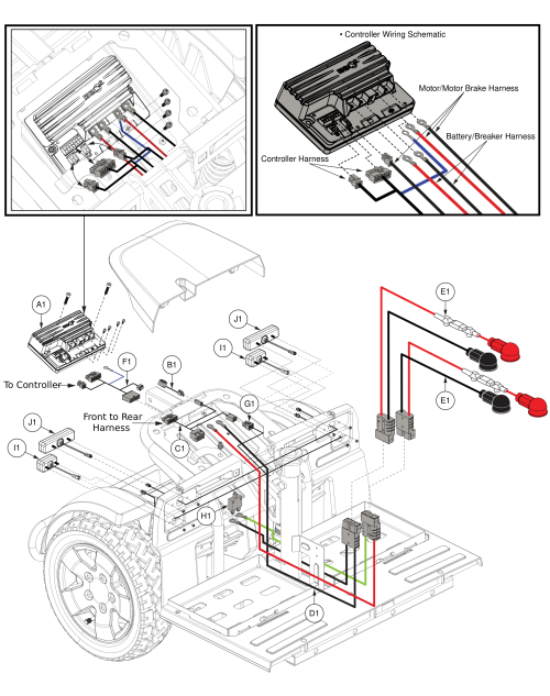 Controller Assy, Dynamic 160amp Rhino2, Px4 parts diagram