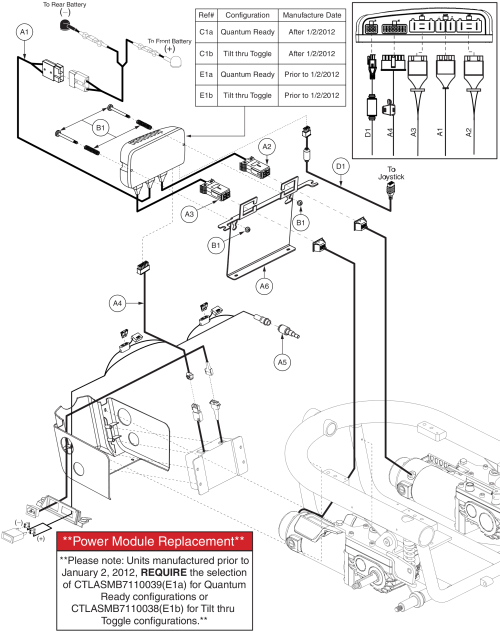 Q-logic Electronics, Quantum Ready/tilt Thrutoggle, Onboard Charger, Q610 parts diagram