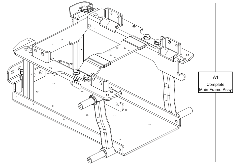 Main Frame Assy, Q6 Edge 3 parts diagram