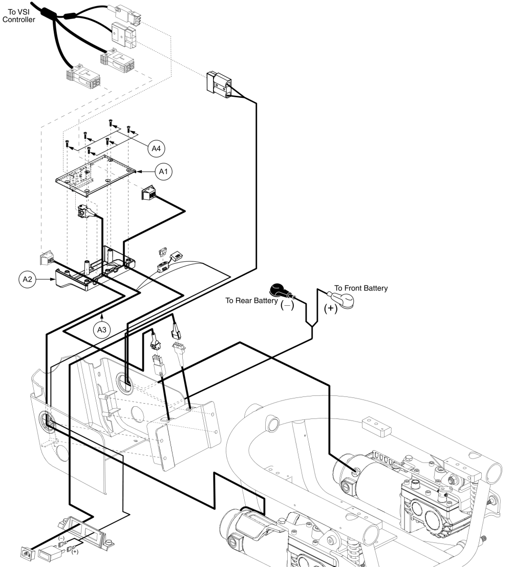 Vsi Electronics, Onboard Charger, Q610 parts diagram