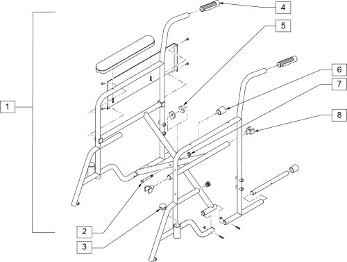 1000 Frame parts diagram