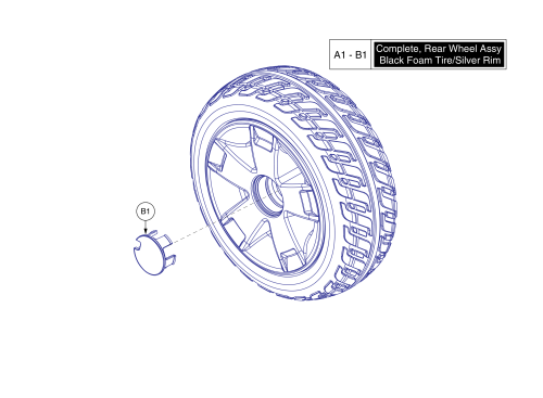 Rear Wheel Assy parts diagram