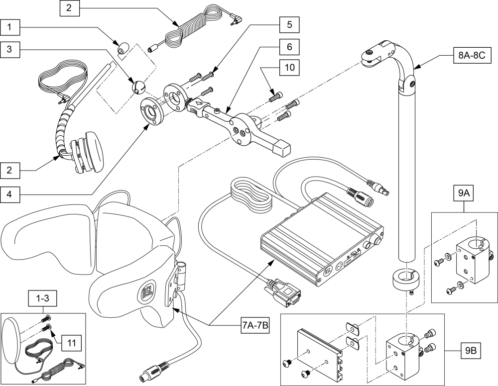 Asl Head Array parts diagram