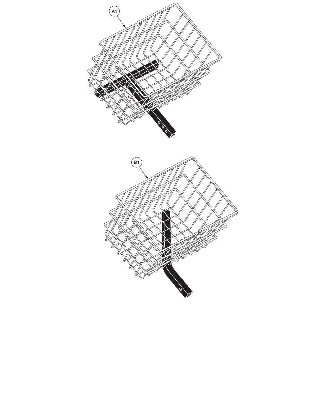 Rear Basket Assembly parts diagram