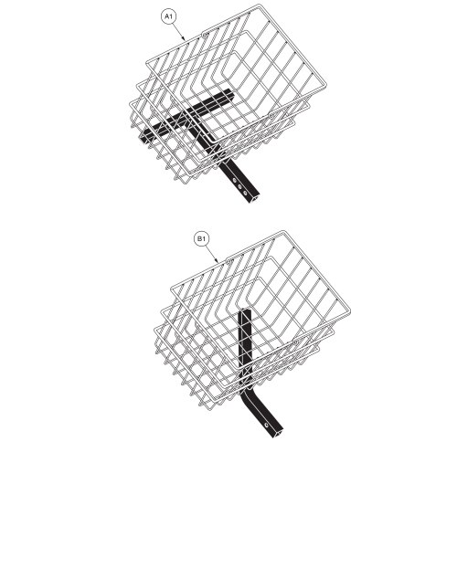 Rear Basket Assembly parts diagram