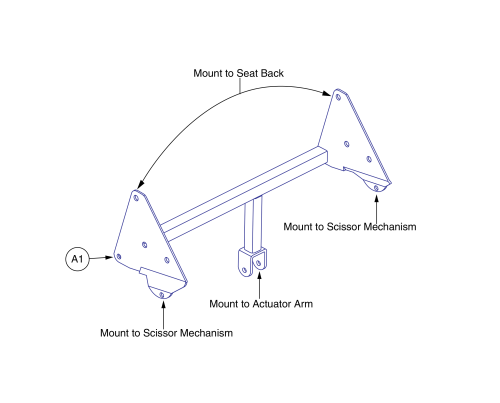 Bracket,assembly With U Shaped Motor Mount parts diagram