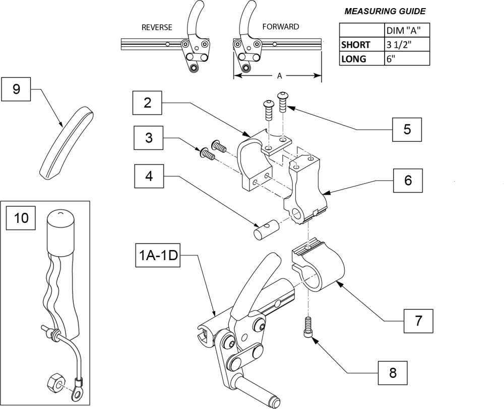 Quickie 7r/7rs Replacement Parts by Quickie