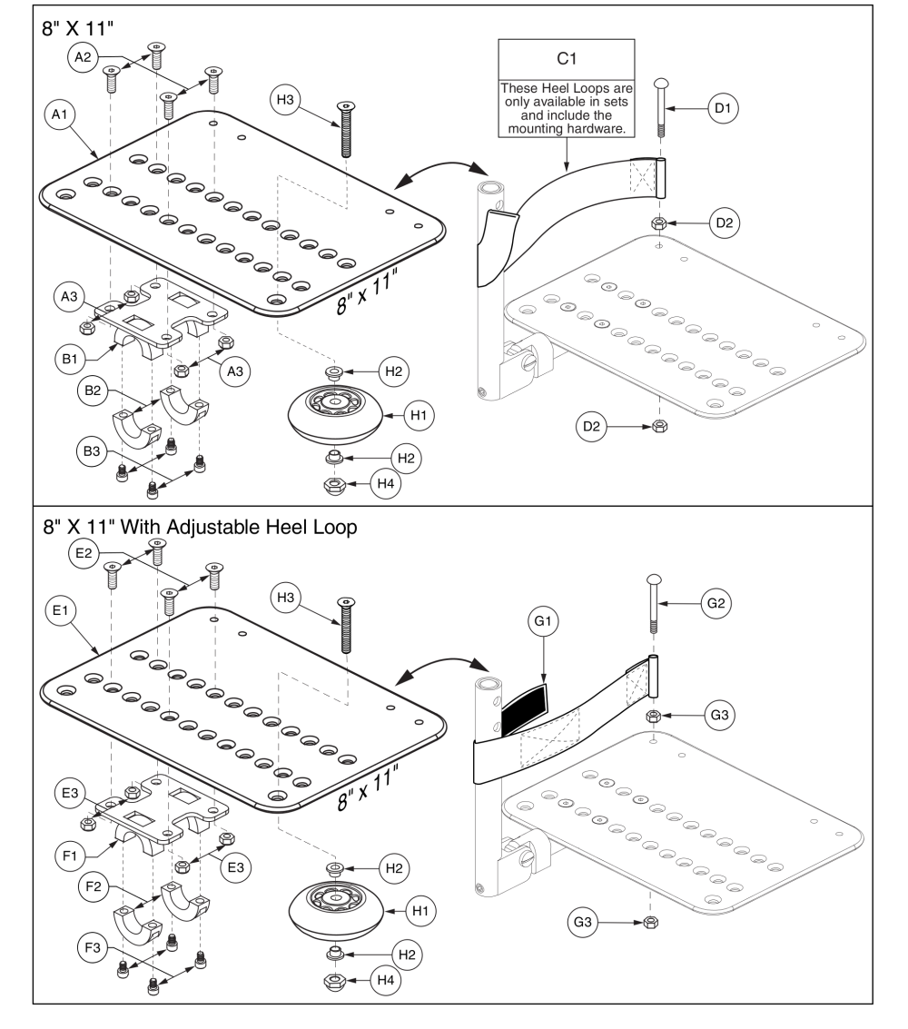 Angle Adjustable Foot Plates, 8