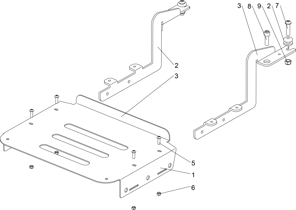 Luggage Rack V6 parts diagram