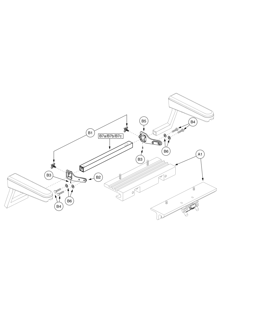 Universal - 16 - 24w, Pinchless, Ver2 parts diagram