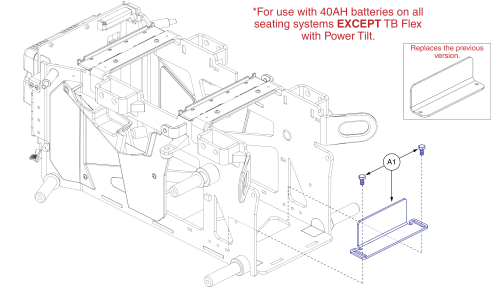 40ah Battery Stop - Q6 Edge 3 Stretto parts diagram