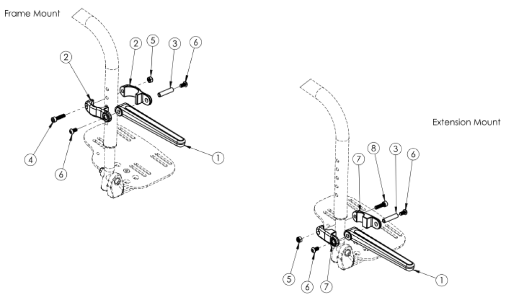 Catalyst / Focus / Flip Luggage Carrier parts diagram