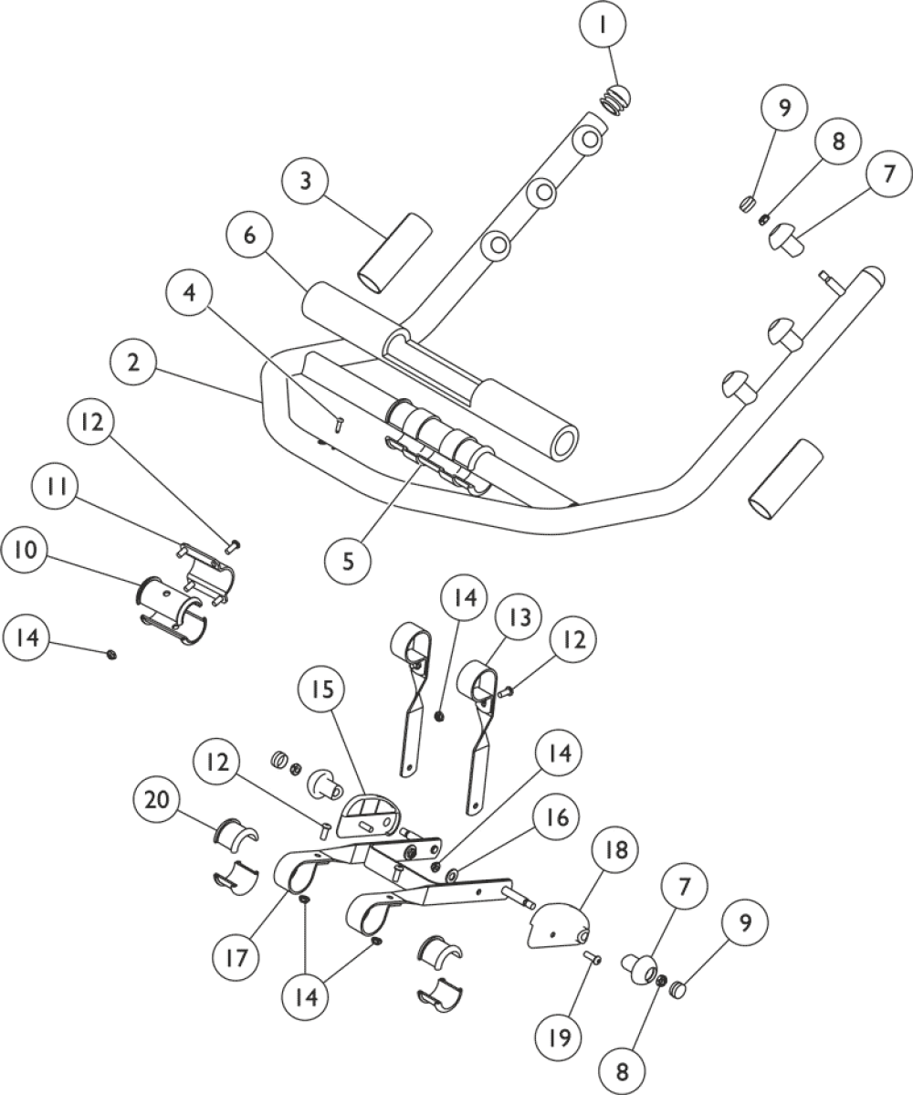 Arm / Horm Assembly (before 7/2/10) parts diagram