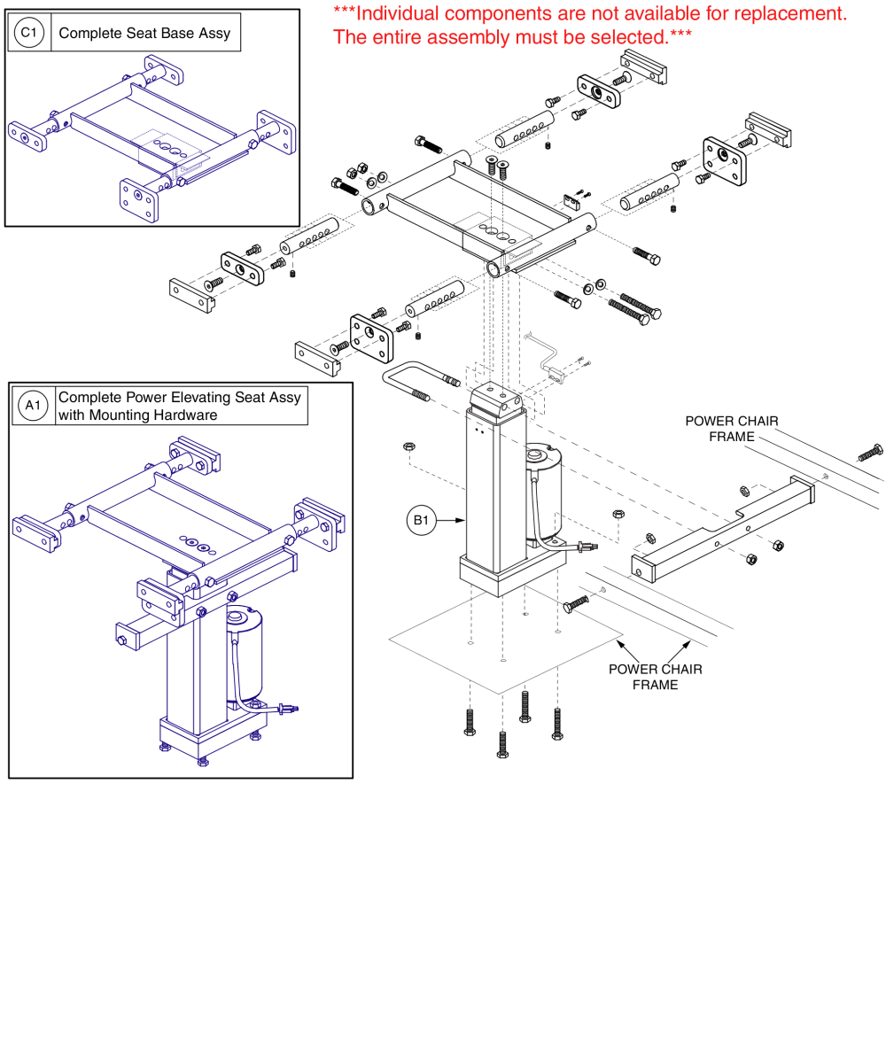 Power Elevating Seat, 14.322