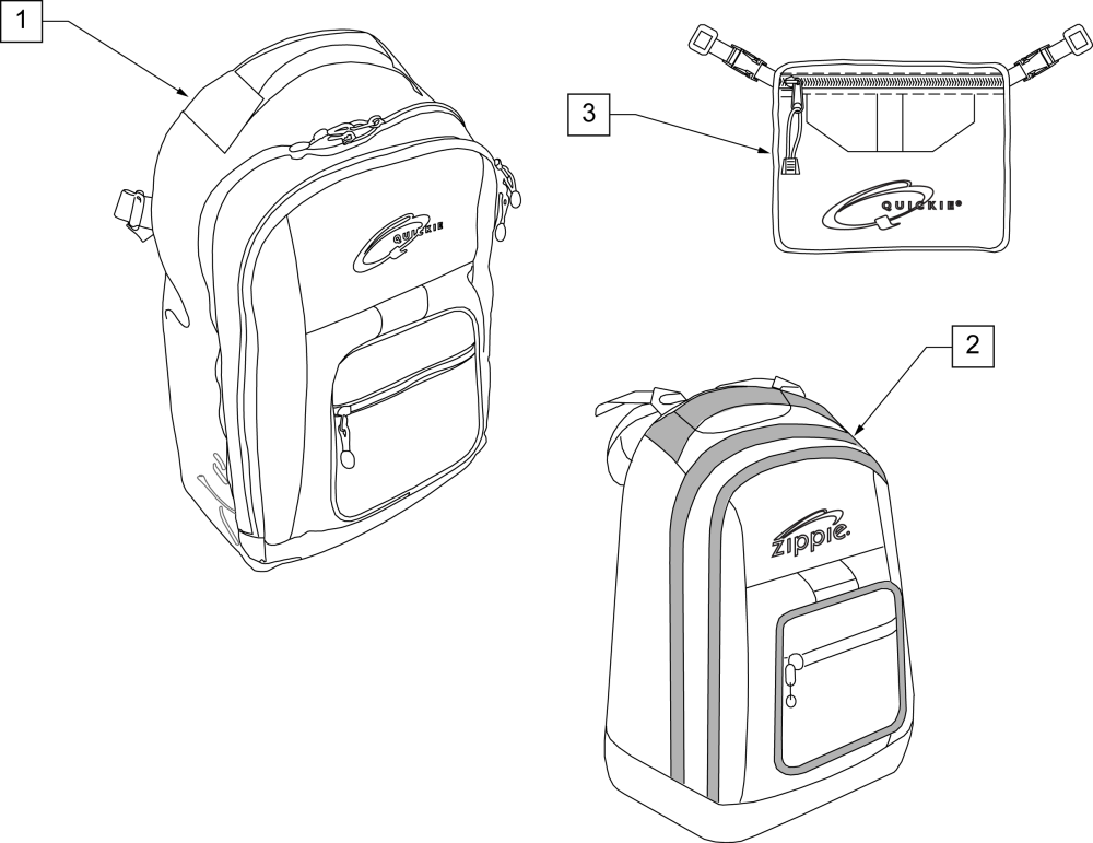 Backpacks And Seat Pouches parts diagram