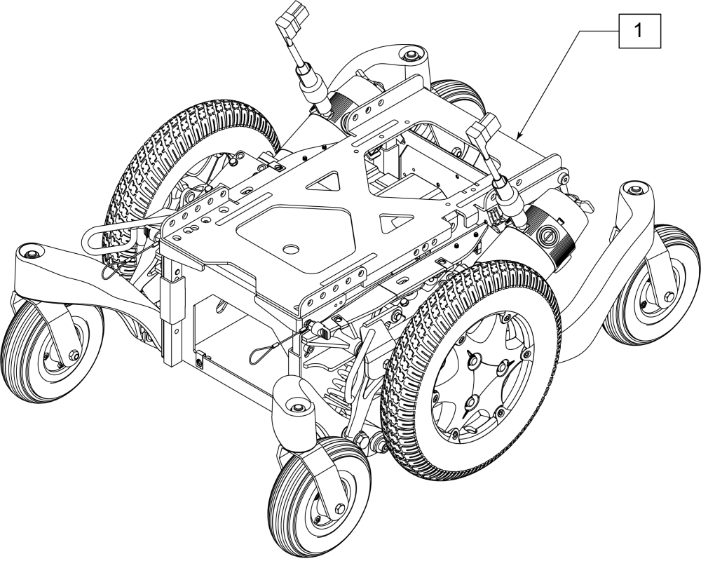 Q500 M - Frame Prior To 8/22/22 parts diagram