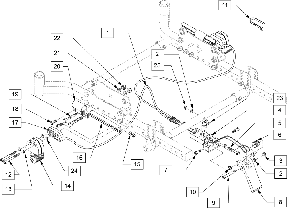 Footlock Sr45 parts diagram