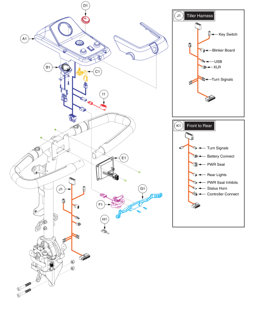 Console Assembly parts diagram