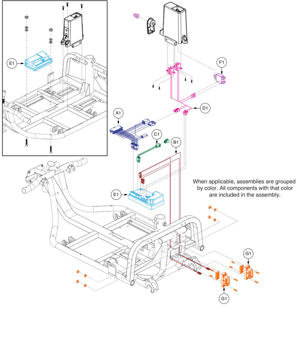 Controller Assy, For Model Numbers Ending In 1003 parts diagram