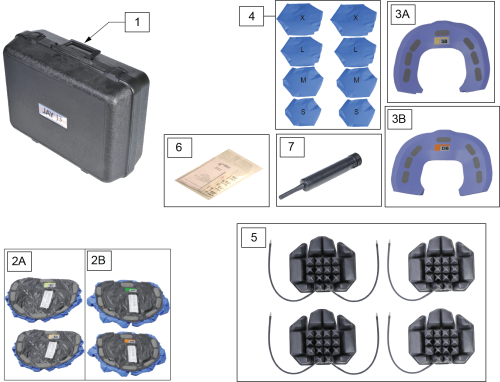 Jay J3 Cushion Demo Kit parts diagram