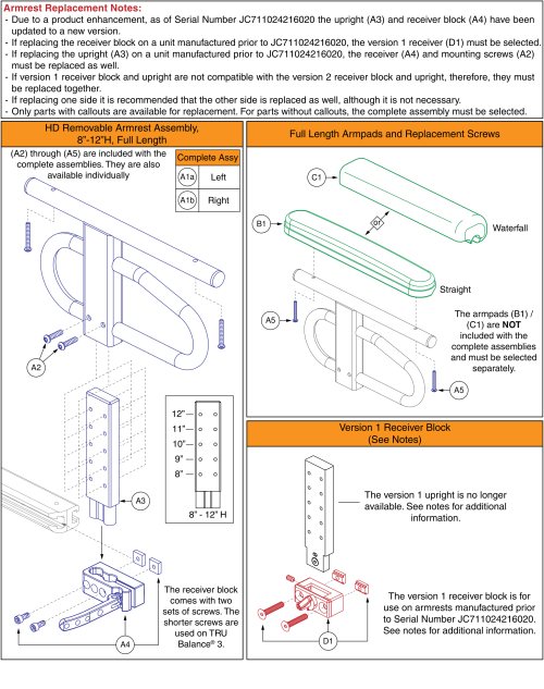 Hd Removable Armrests, 8