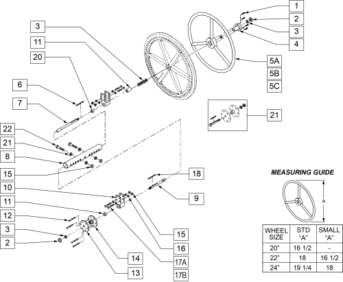 One-arm Drive parts diagram