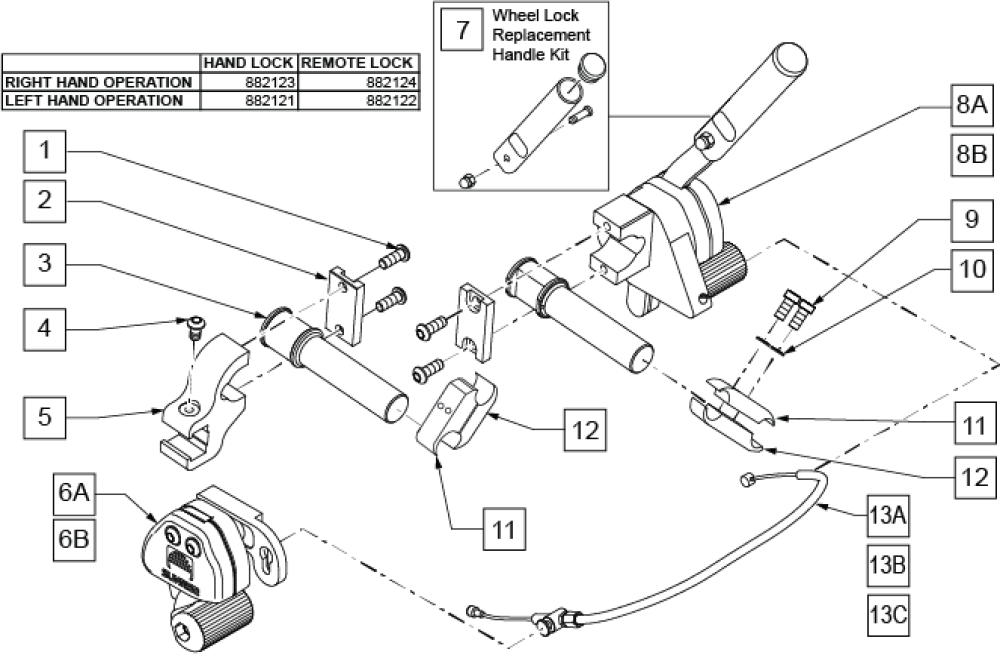 Quickie Qx/Qxi Replacement Parts by Quickie