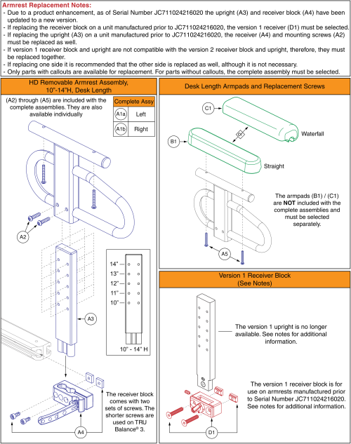 Hd Removable Armrests, 10