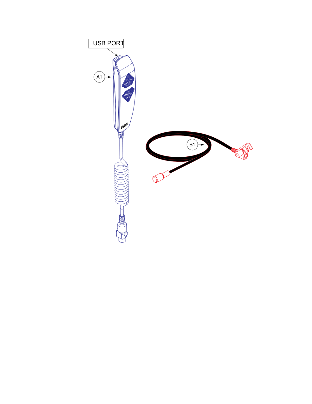 Standard — Usb parts diagram